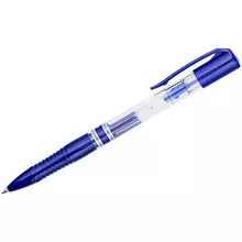 Ручка гелевая автоматическая Crown "Auto Jell" синяя 07 мм.