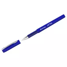 Ручка гелевая Berlingo "Silk touch" синяя, 0,5 мм. грип