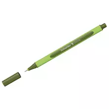 Ручка капиллярная Schneider "Line-Up" оливковая, 0,4 мм