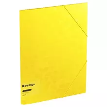 Папка на резинке Berlingo "Neon" А4, 600 мкм. желтый неон