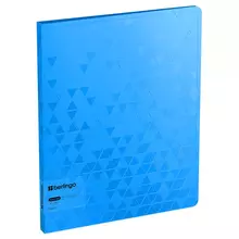 Папка с 20 вкладышами Berlingo "Neon" 17 мм. 1000 мкм. голубой неон с внутр. карманом