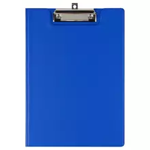 Папка-планшет с зажимом OfficeSpace ПВХ синий