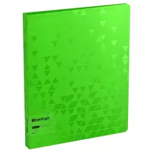 Папка с 40 вкладышами Berlingo "Neon" 24 мм. 1000 мкм. зеленый неон с внутр. карманом