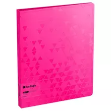 Папка с 40 вкладышами Berlingo "Neon" 24 мм. 1000 мкм. розовый неон с внутр. карманом
