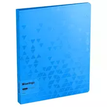 Папка с 60 вкладышами Berlingo "Neon" 24 мм. 1000 мкм. голубой неон с внутр. карманом
