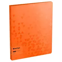 Папка с 60 вкладышами Berlingo "Neon" 24 мм. 1000 мкм. оранжевый неон с внутр. карманом