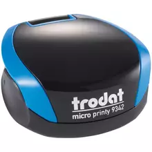 Оснастка для печати карманная Trodat Micro Printy Ø42 мм. пластмассовая синяя (163187)