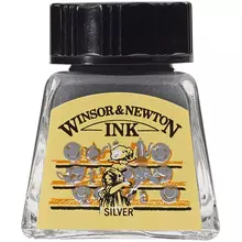 Тушь Winsor&Newton для рисования серебряный 14 мл