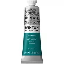 Краска масляная художественная Winsor&Newton "Winton", 37 мл. туба, виридиан фтало