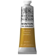 Краска масляная художественная Winsor&Newton "Winton", 37 мл. туба, желтая охра