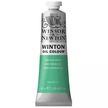 Краска масляная художественная Winsor&Newton "Winton", 37 мл. туба, зеленый изумруд