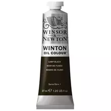 Краска масляная художественная Winsor&Newton "Winton" 37 мл. туба сажа газовая