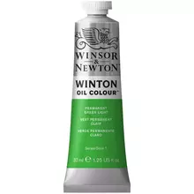 Краска масляная художественная Winsor&Newton "Winton" 37 мл. туба светло-зеленый перманентный