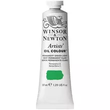 Краска масляная профессиональная Winsor&Newton "Artists Oil" 37 мл. перманентный светло-зеленый