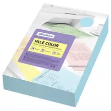 Бумага цветная OfficeSpace "Pale Color" А4 80г./м² 500 л. (голубой)