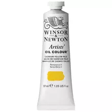 Краска масляная профессиональная Winsor&Newton "Artists Oil" 37 мл. бледно-желтый кадмий