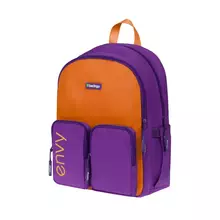 Рюкзак Berlingo "Envy" 2 отделения, 4 кармана, уплотненная спинка, 39*28*17 см. оранжевый