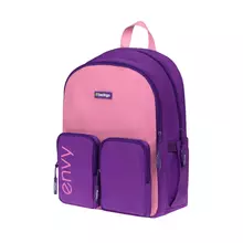 Рюкзак Berlingo "Envy" 2 отделения 4 кармана уплотненная спинка 39*28*17 см. розовый