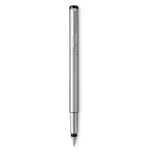Ручка перьевая Parker "Vector Stainless Steel" синяя, 0,8 мм. подарочная упаковка