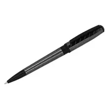 Ручка шариковая Delucci "Marte" синяя 10 мм. корпус титан/черный поворотн. подарочная упаковка