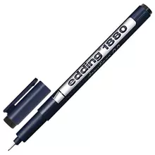 Ручка капиллярная (линер) EDDING DRAWLINER 1880 черная толщина письма 02 мм. водная основа