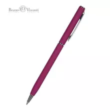 Ручка шариковая BRUNO VISCONTI "Palermo" бордовый металлический корпус 07 мм. синяя