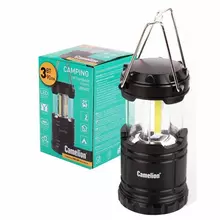 Фонарь туристический CAMELION 3 Вт LED, питание 3xAAА(не в комплекте) контейнер и магнит