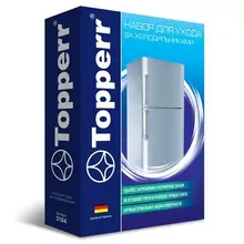 Набор для холодильников TOPPERR 3 в 1, средство для очистки, поглотитель запаха