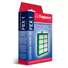 Сменный HEPA - фильтр TOPPERR FEX 1 для пылесосов ELECTROLUX Philips