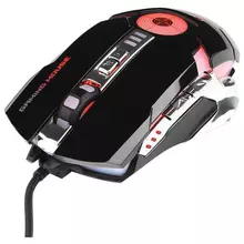 Мышь проводная игровая GEMBIRD MG-530 USB 5 кнопок + 1 колесо-кнопка оптическая