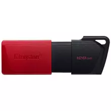 Флеш-диск 128GB KINGSTON DataTraveler Exodia M разъем USB 3.2 черный/красный