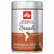 Кофе в зернах ILLY "Brasil" Италия, 250 г. жестяная банка