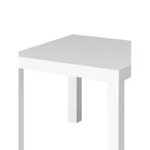 Стол журнальный "Лайк" аналог IKEA (ш550*г550*в440 мм.) белый