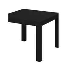 Стол журнальный "Лайк" аналог IKEA (ш550*г550*в440 мм.) черный