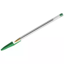Ручка шариковая OfficeSpace зеленая 07 мм.