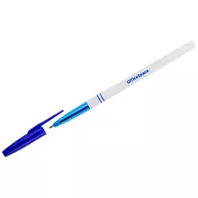 Ручка шариковая OfficeSpace синяя 07 мм. штрих-код