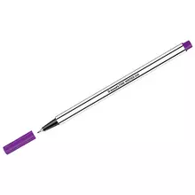 Ручка капиллярная Luxor "Fine Writer 045" фиолетовая, 0,8 мм