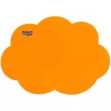 Доска для лепки Мульти-Пульти "Облачко", фигурная, А5+, 800 мкм. пластик, оранжевый