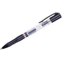 Ручка гелевая автоматическая Crown "Auto Jell" черная, 0,7 мм.