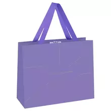 Пакет подарочный 32*26*12 см. Meshu "Monocolor. Lavender" отд. фольгой матовая ламинация
