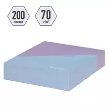 Блок для записи декоративный на склейке Berlingo "Haze" 85*85*2 см. сиреневый/голубой 200 л.