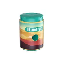 Точилка пластиковая Berlingo "Scenic" с контейнером 1 отверстие