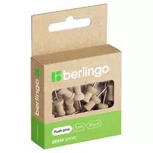 Кнопки силовые Berlingo "Green Series" 30 шт. деревянные крафт упак. европодвес