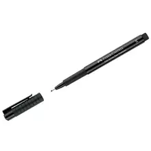 Ручка капиллярная Faber-Castell "Pitt Artist Pen Fineliner M" цвет 199 черный М=07 мм. игольчатый пишущий узел