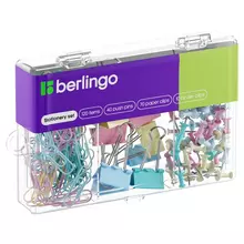 Набор мелкоофисных принадлежностей Berlingo 120 предметов ассорти пастель пластиковая упаковка
