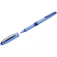 Ручка-роллер Schneider "One Hybrid N" синяя 07 мм. игольчатый пишущий узел одноразовая