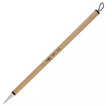 Кисть художественная для каллиграфии Гамма коза №1 бамбуковая ручка