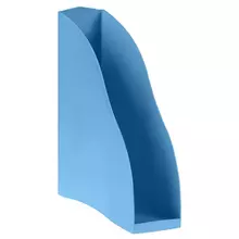 Лоток для бумаг вертикальный Стамм "Дельта", сине-голубой, ширина 85 мм
