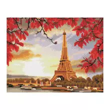 Алмазная мозаика Три Совы "Париж" 30*40 см. холст картонная коробка с пластиковой ручкой
