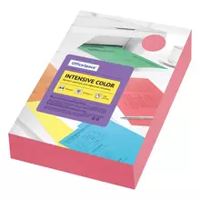 Бумага цветная OfficeSpace "Intensive Color", А4, 80г./м², 500 л. (красный) 